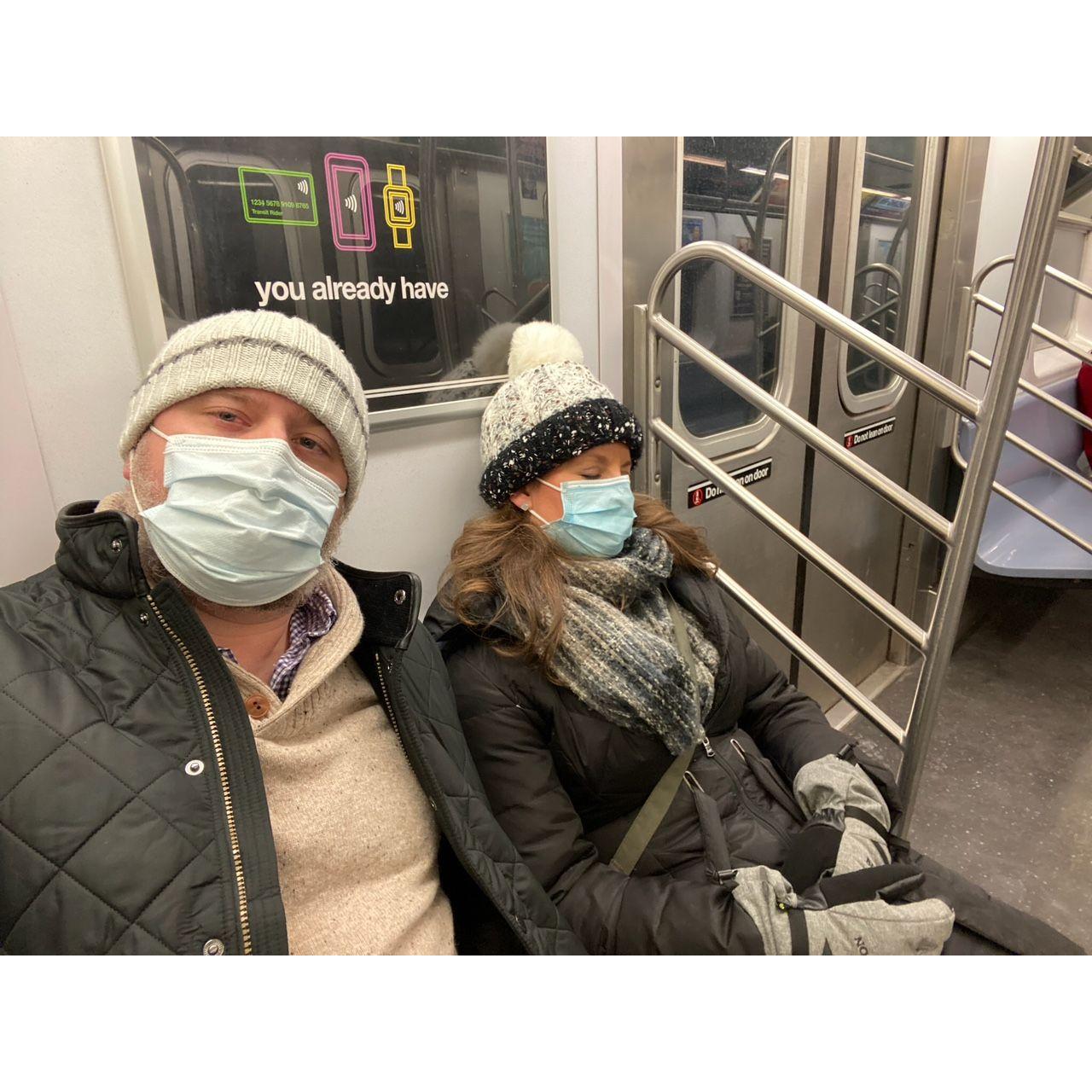 Late night in NYC - it's probably 9pm