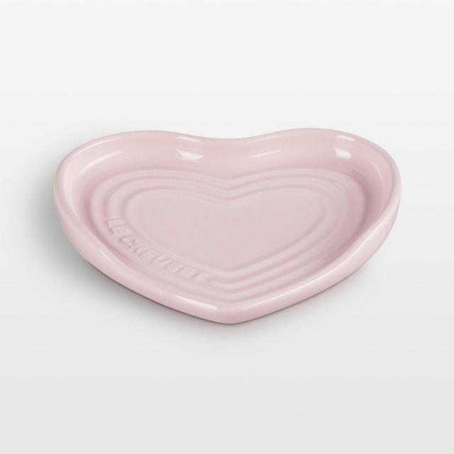 Le Creuset ® Chiffon Pink Stoneware Heart Spoon Rest