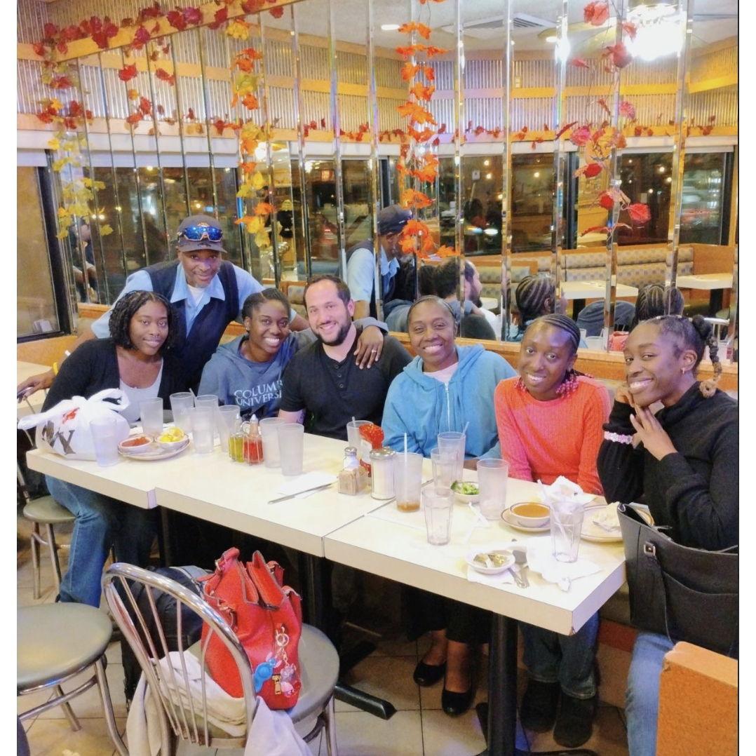 October 2024: Dinner with Jay's family in the Bronx!