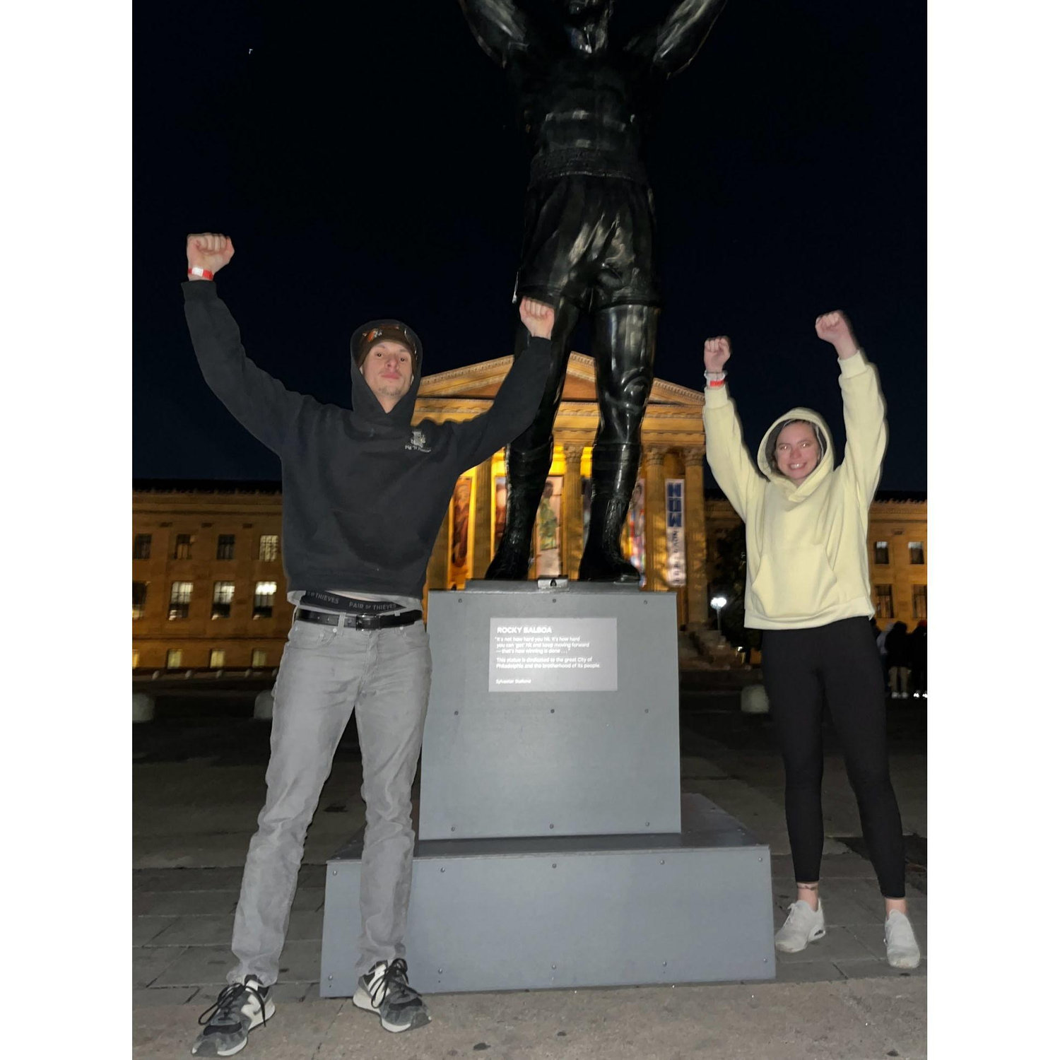 Did the Rocky run up the steps.... Pt. 1 Jacobs lungs, pt.0 for Averies Lungs