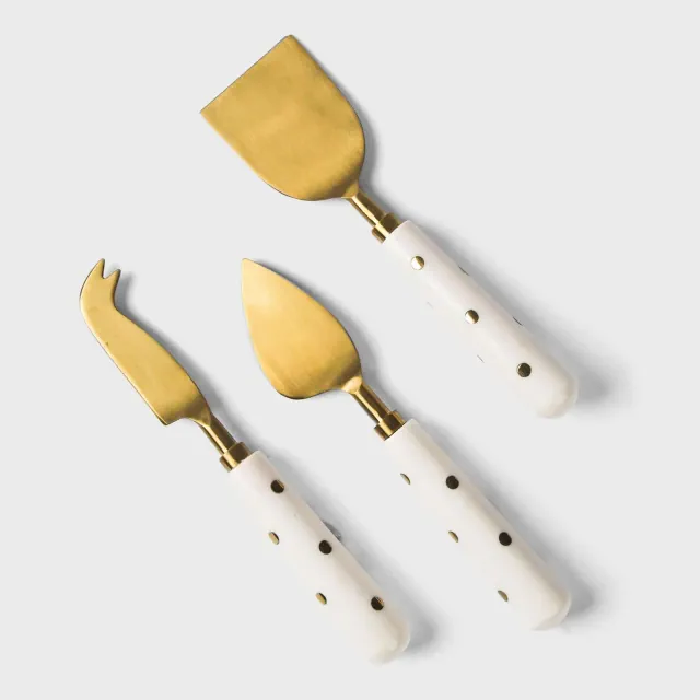 Mela Artisans Sitara Cheese Server Set