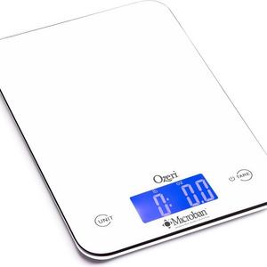 Ozeri Touch II 18 lbs Digital Kitchen Scale, with Microban Antimicrobial Product Protection
