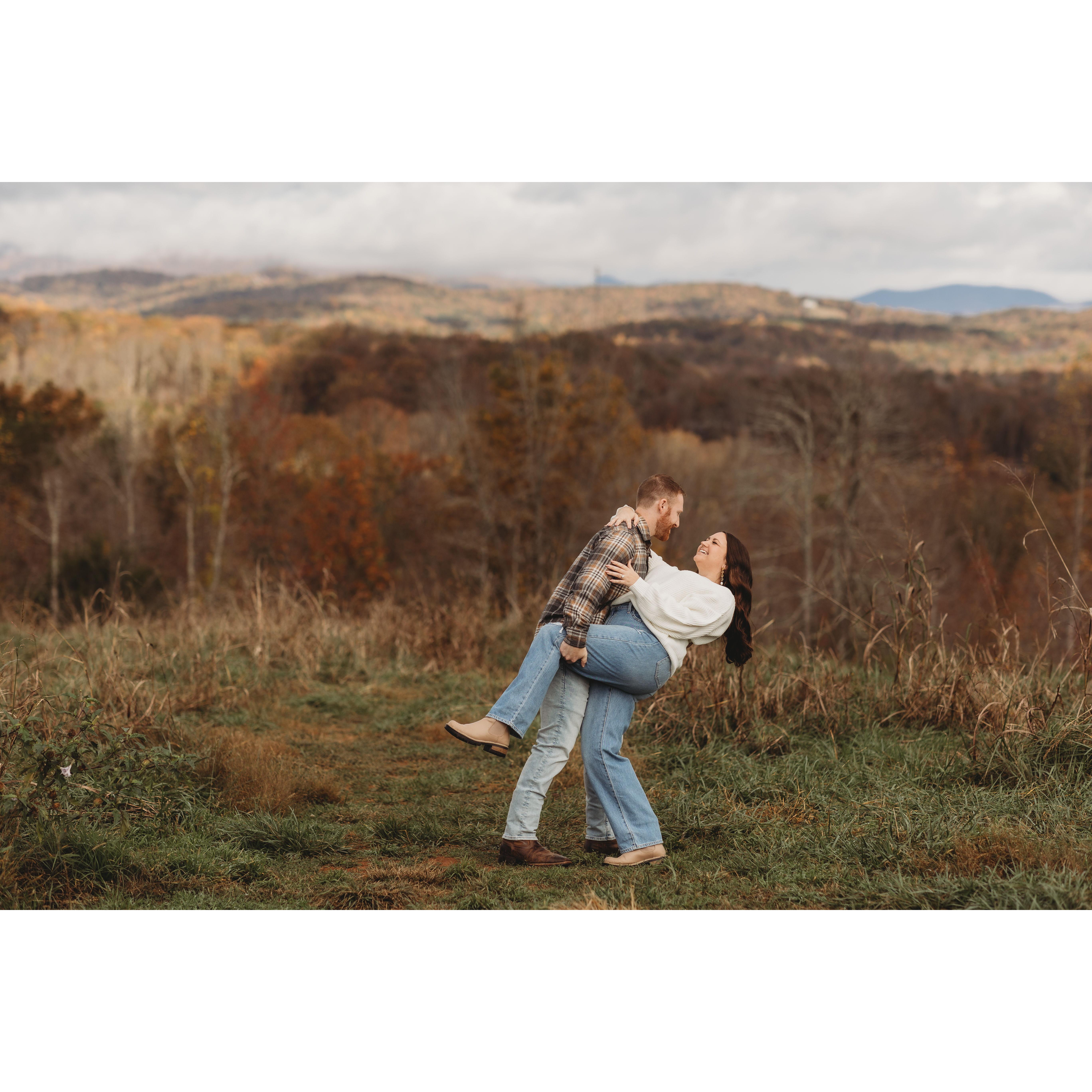 Our engagement shoot was such a dreamy day!