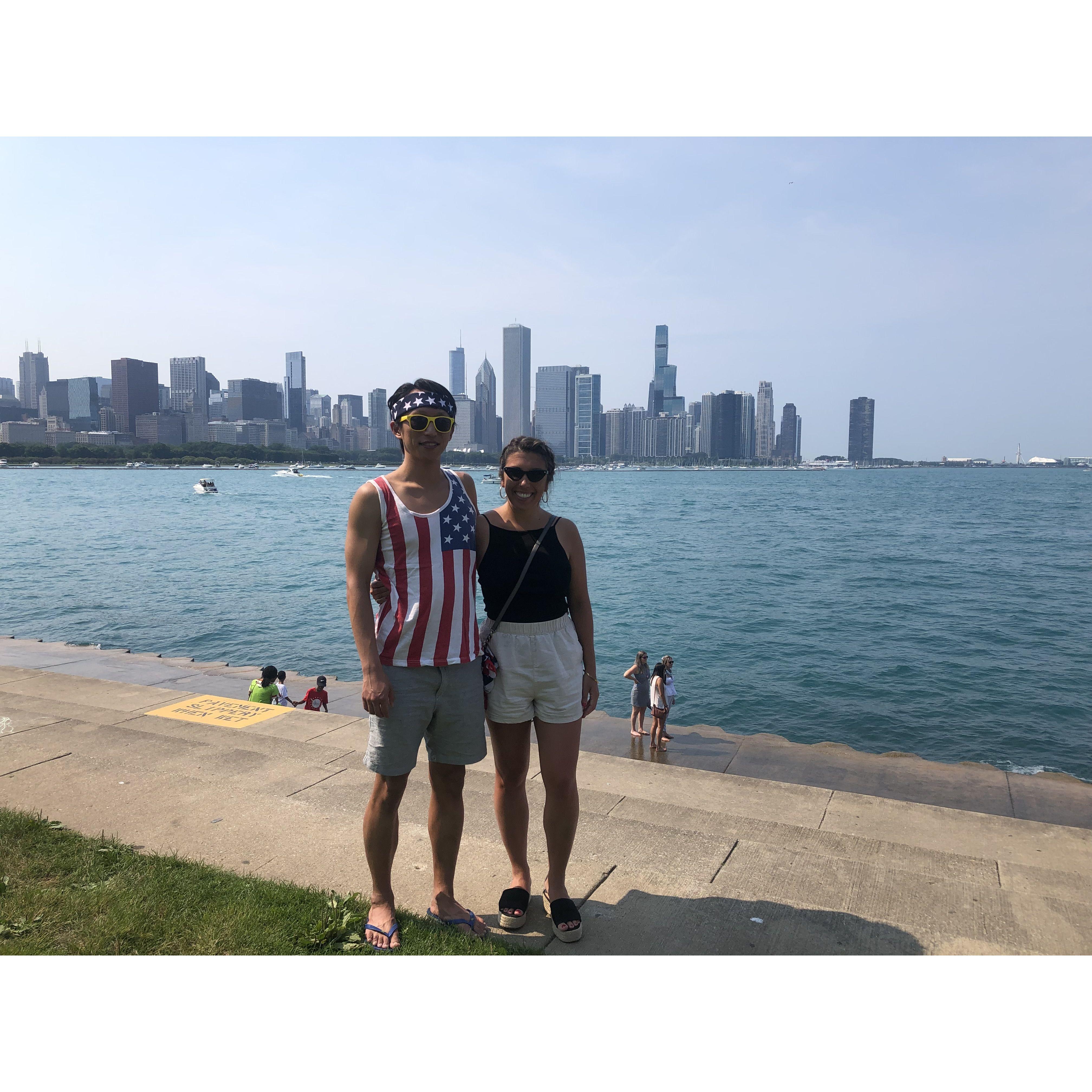 Chicago 4th of July- summer #1 together :)