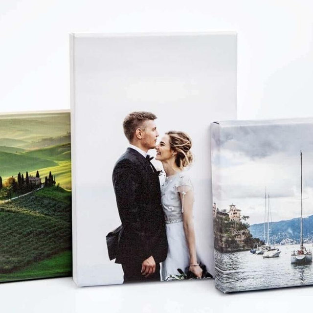 Wedding photo canvas print