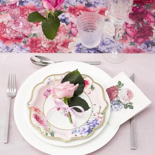 32-Piece Truly Scrumptious Plate and Napkin Bundle, Serves 12