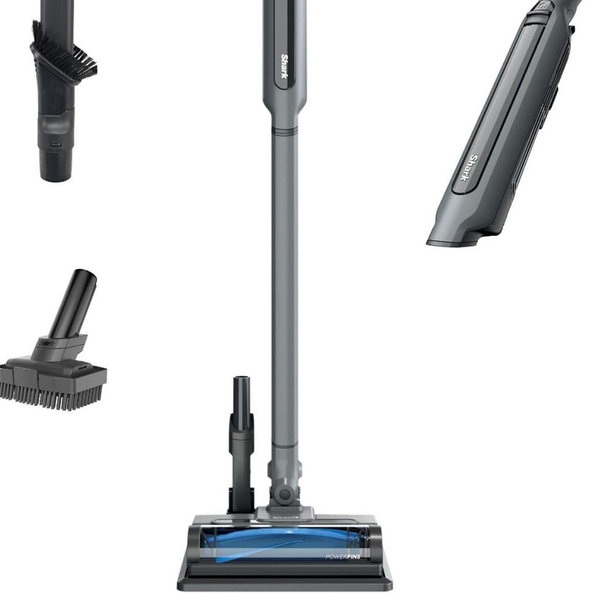 Shark WANDVAC System Pet Ultra-Lightweight Powerful Cordless Stick Vacuum with Charging Dock, WS642, Grey