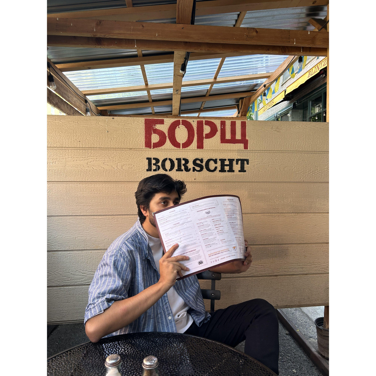 Trying out Veselka in the East Village (June 2024)