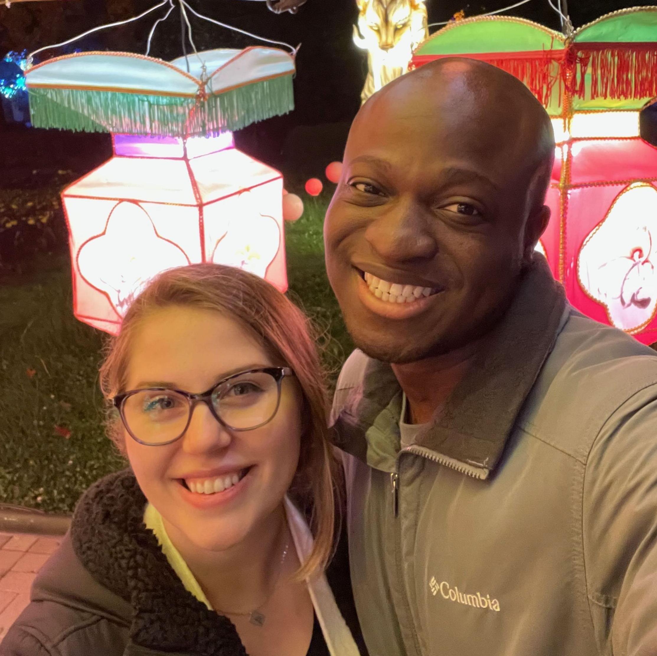 Our first photo we took together!