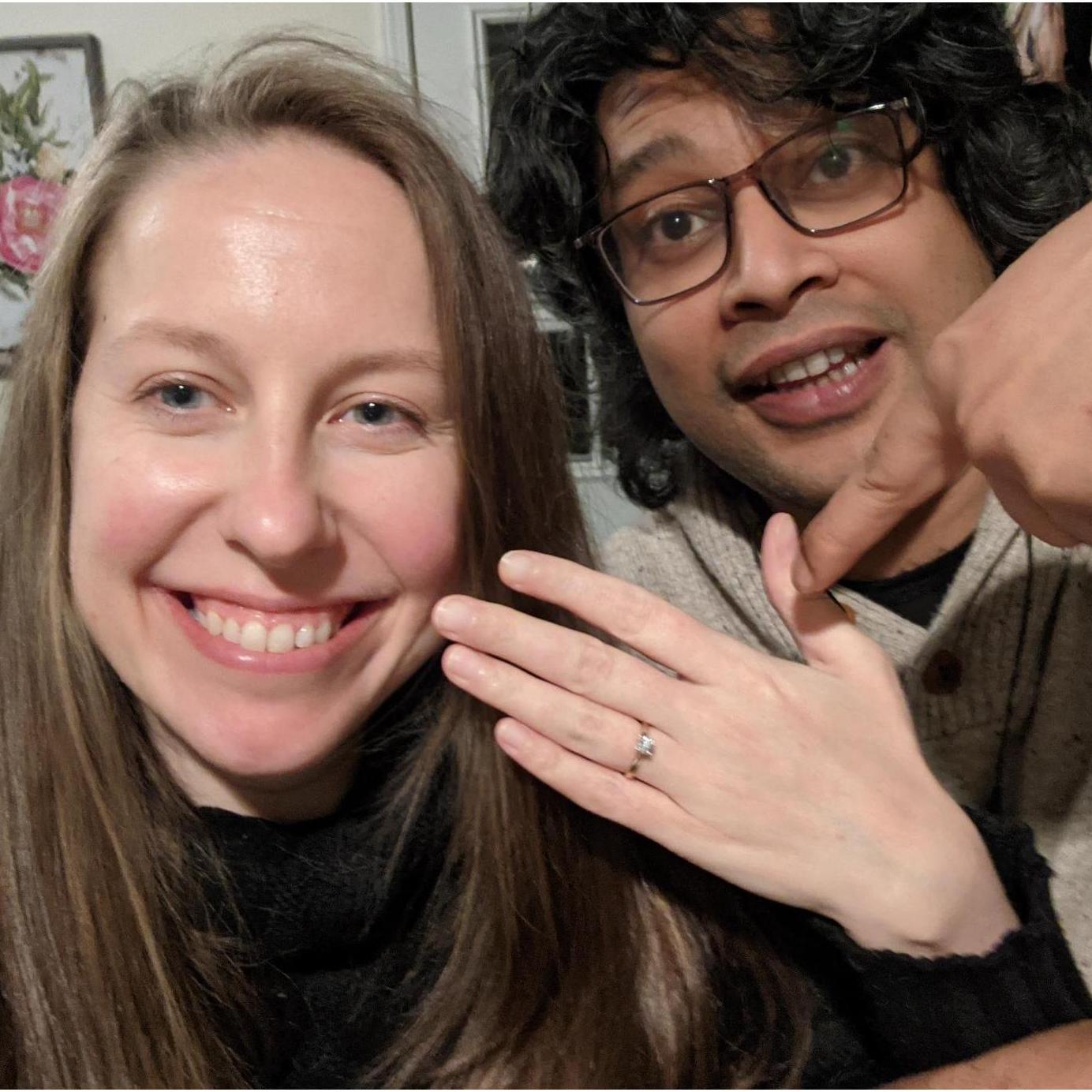 Officially engaged!