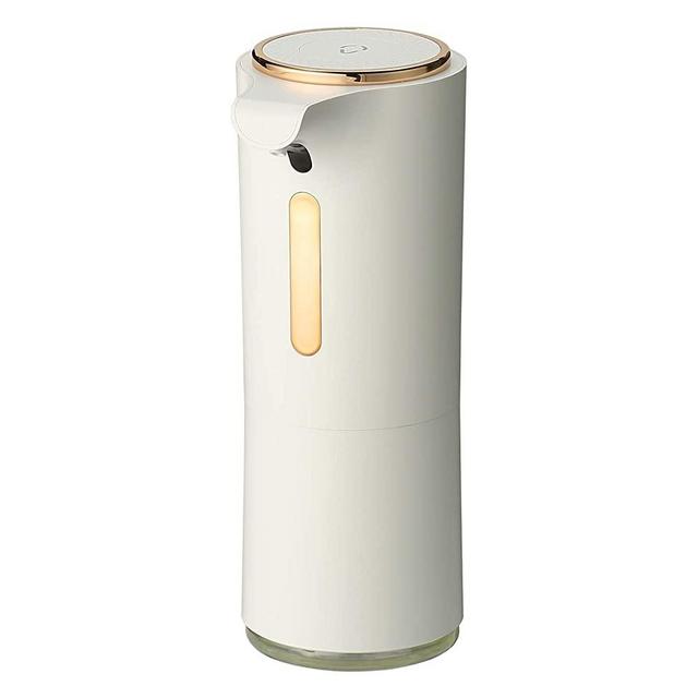 BEYOND CREATION Premium Automatic Foaming Soap Dispenser, Touchless Soap Dispenser with Fragrance Function, Hand Free Foam Soap Dispenser for Bathroom or Kitchen (White)
