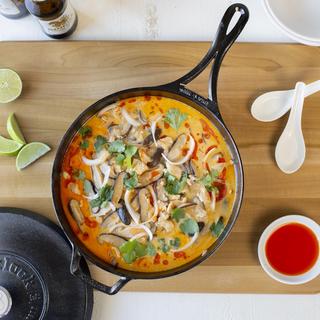 Blacklock Triple Seasoned Deep Skillet with Lid