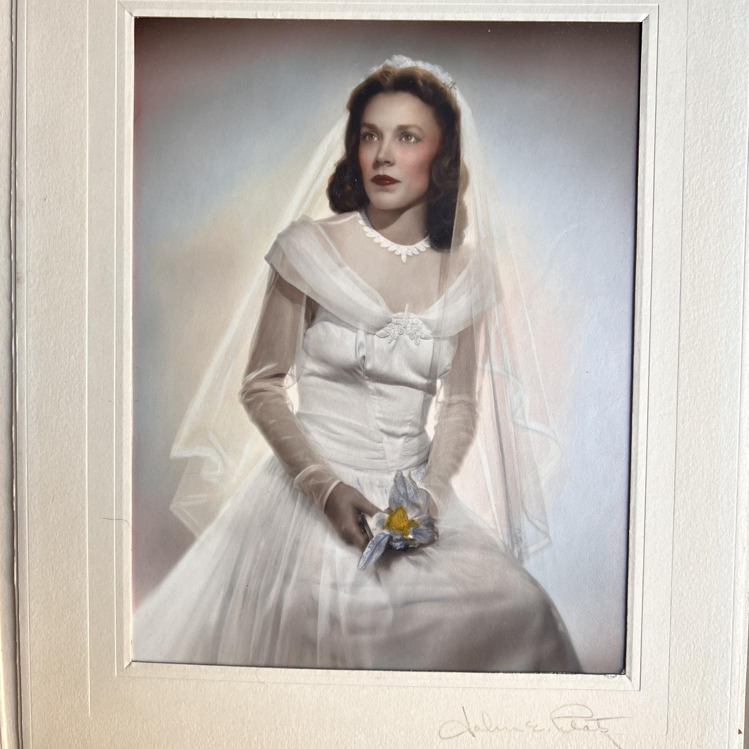 Nana in her wedding dress!