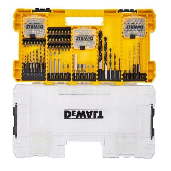 MAXFIT Titanium and Black Oxide Drill and Steel Screwdriving Bit Set (130-Piece)