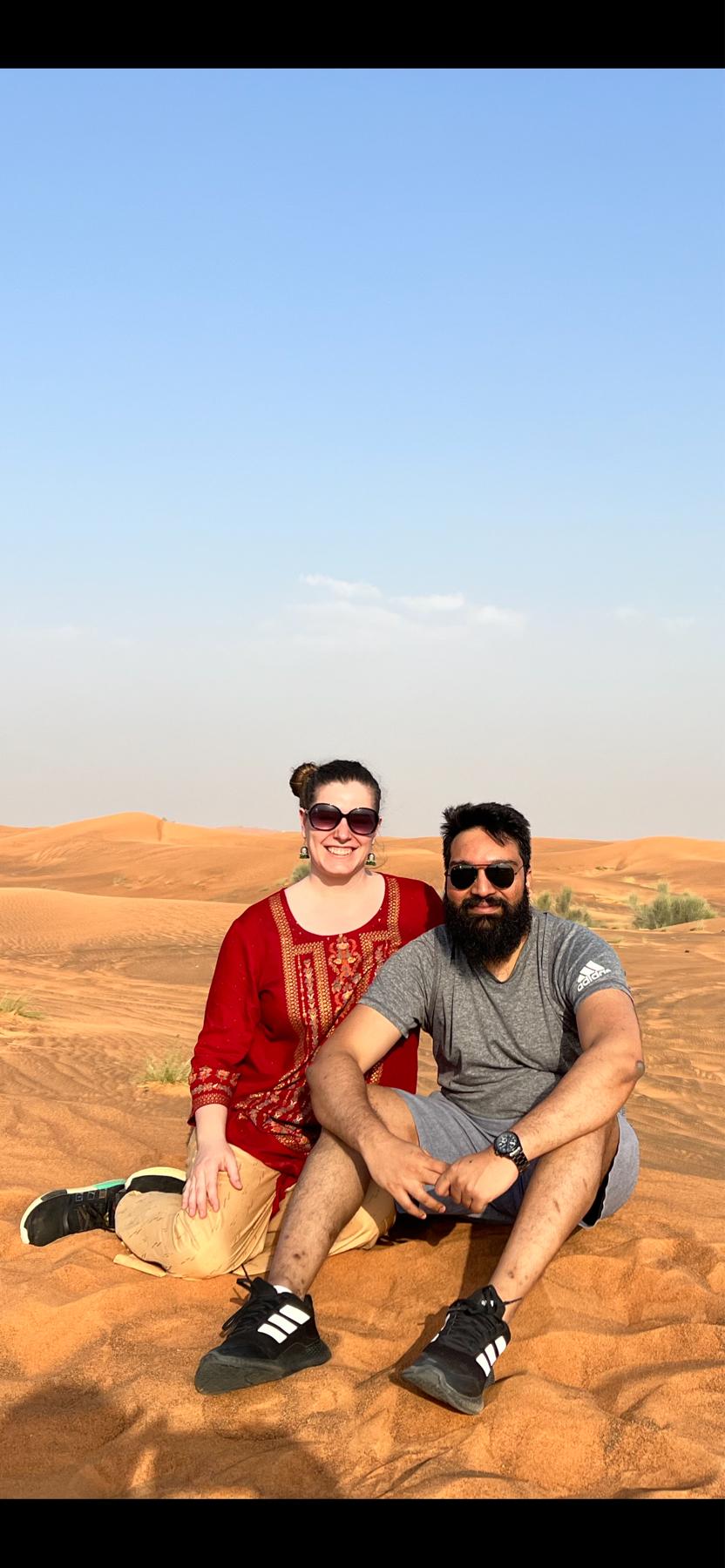 Traversed the sands of Dubai.