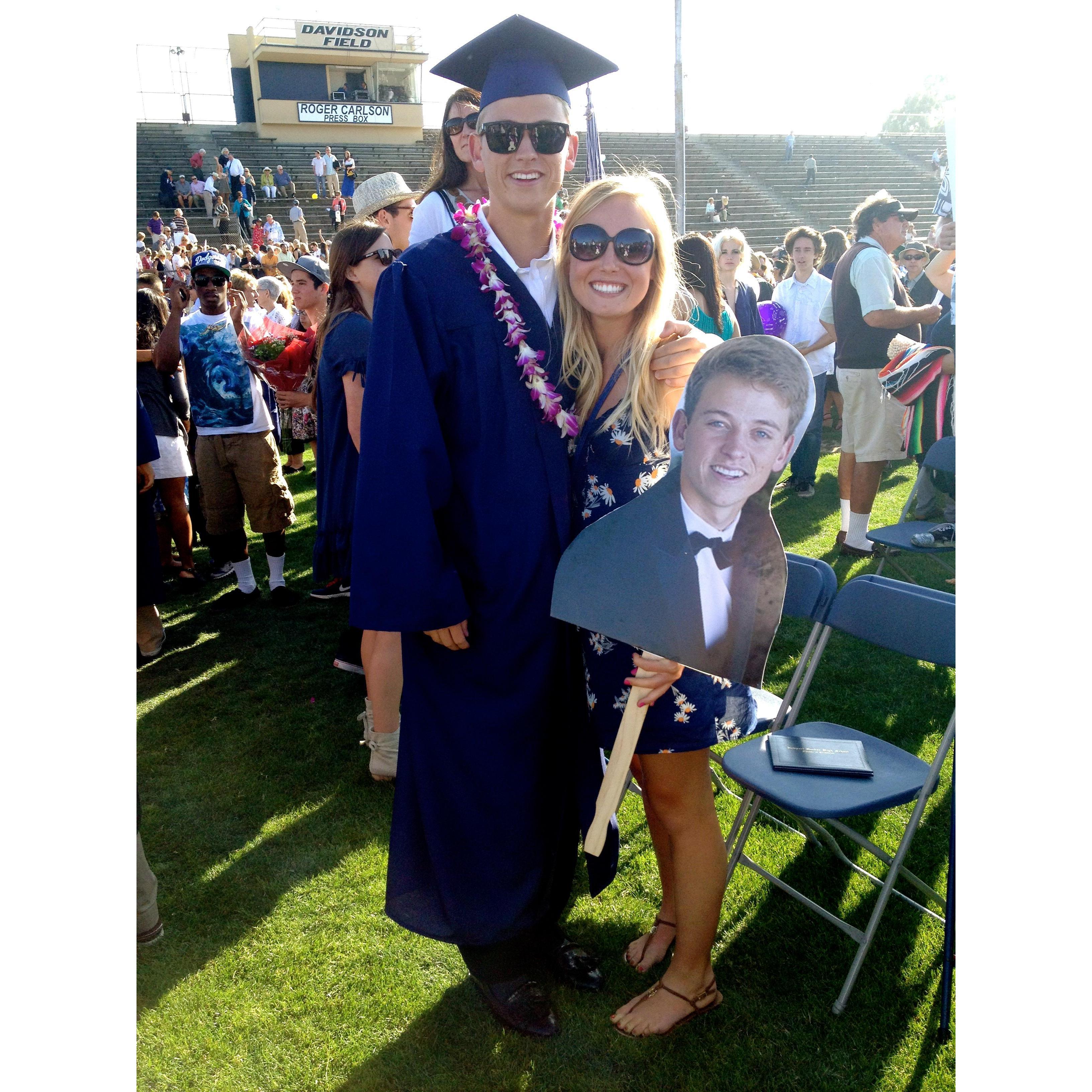 Blake's high school graduation- June 2012