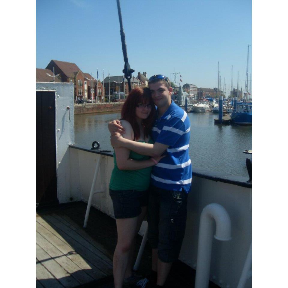 Aboard the Spurn Lightship in Hull, the first time Tom ever went to Hull and met the vast majority of Chloe's family.