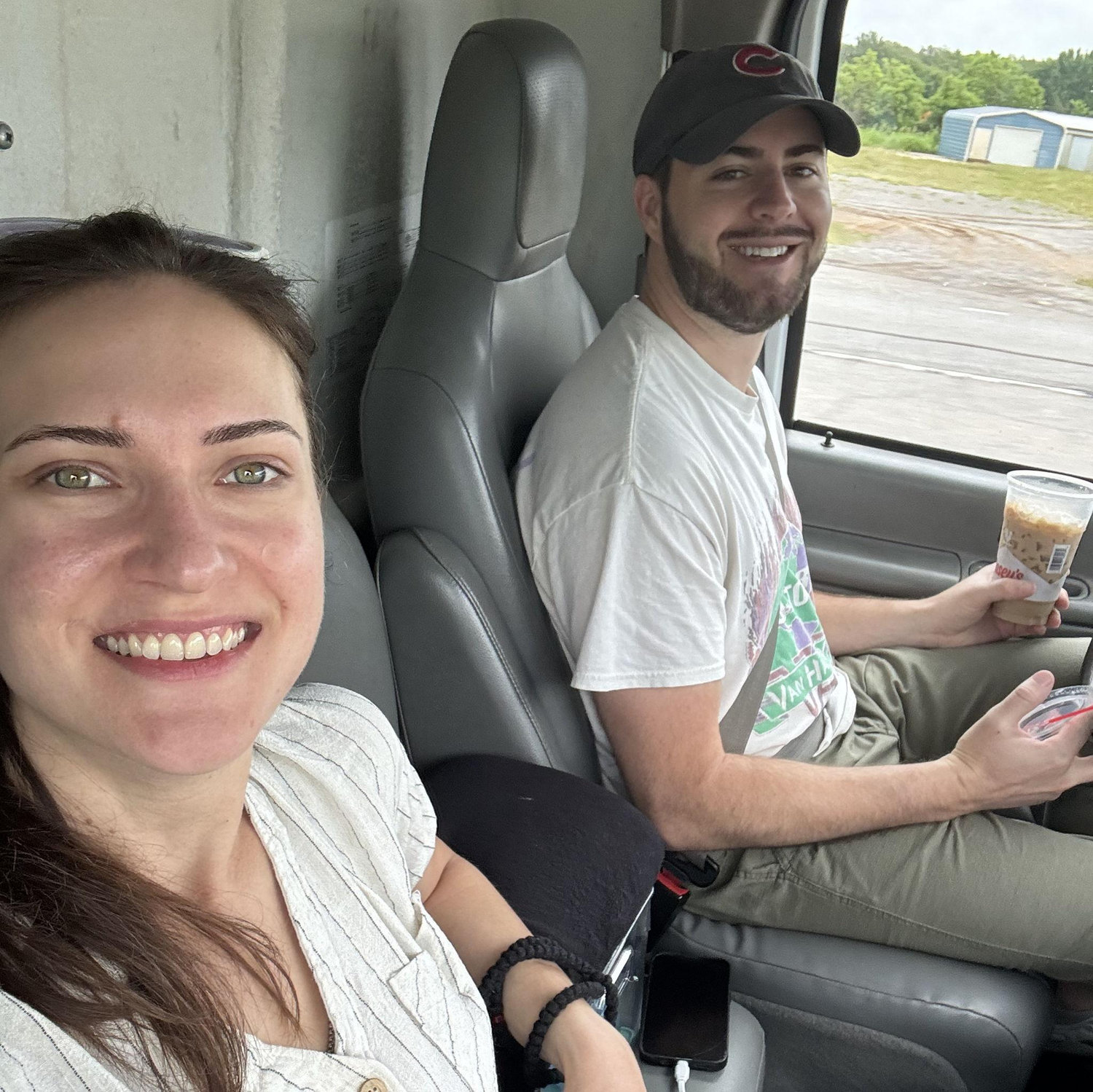 20 hours in a U-Haul together moving Thomas down to San Antonio!