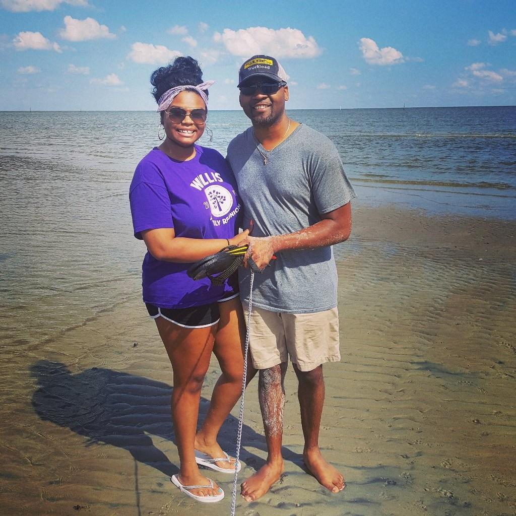 Quick stop at the beach in Gulfport, MS 🌊