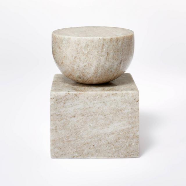 Modern Marble Figural Beige - Threshold™ designed with Studio McGee