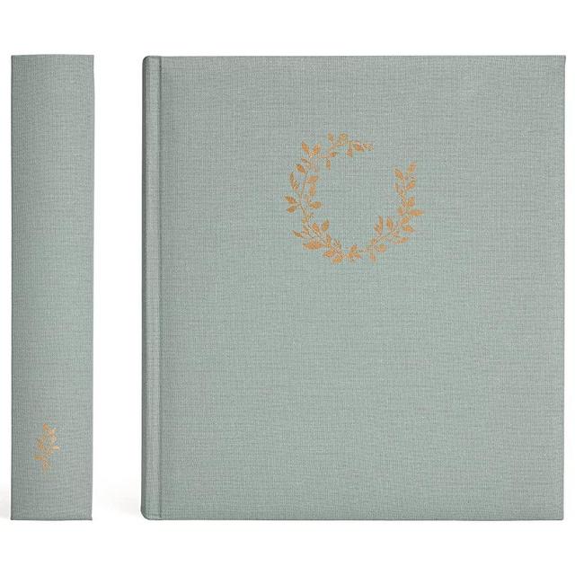 Premium Scrapbook Album | Scrapbook Photo Album with Writing Space | 100 Pages for Multiple Photo Sizes, 4x6, 5x7, 6x8, 8x10 | Acid Free Photo Album for Wedding | Graduation Photo Album