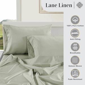 100% Egyptian Cotton Bed Sheets 1000 TC sábanas queen, Soft & Comfy Luxury Hotel like Thick Bedding Sheets & Pillowcase set, Machine Wash naturally cooling 16" Queen Deep Pocket Sheet Set Mineral
