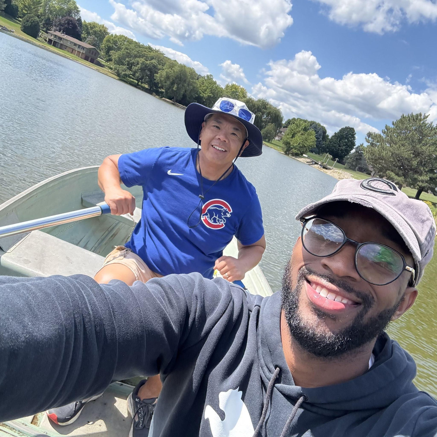 Mo got Jacob into fishing 🎣