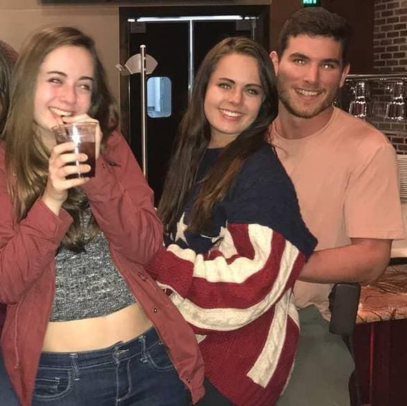 Spending the weekend at OU visiting Kelsey's sister (Jessie, left) for her birthday!