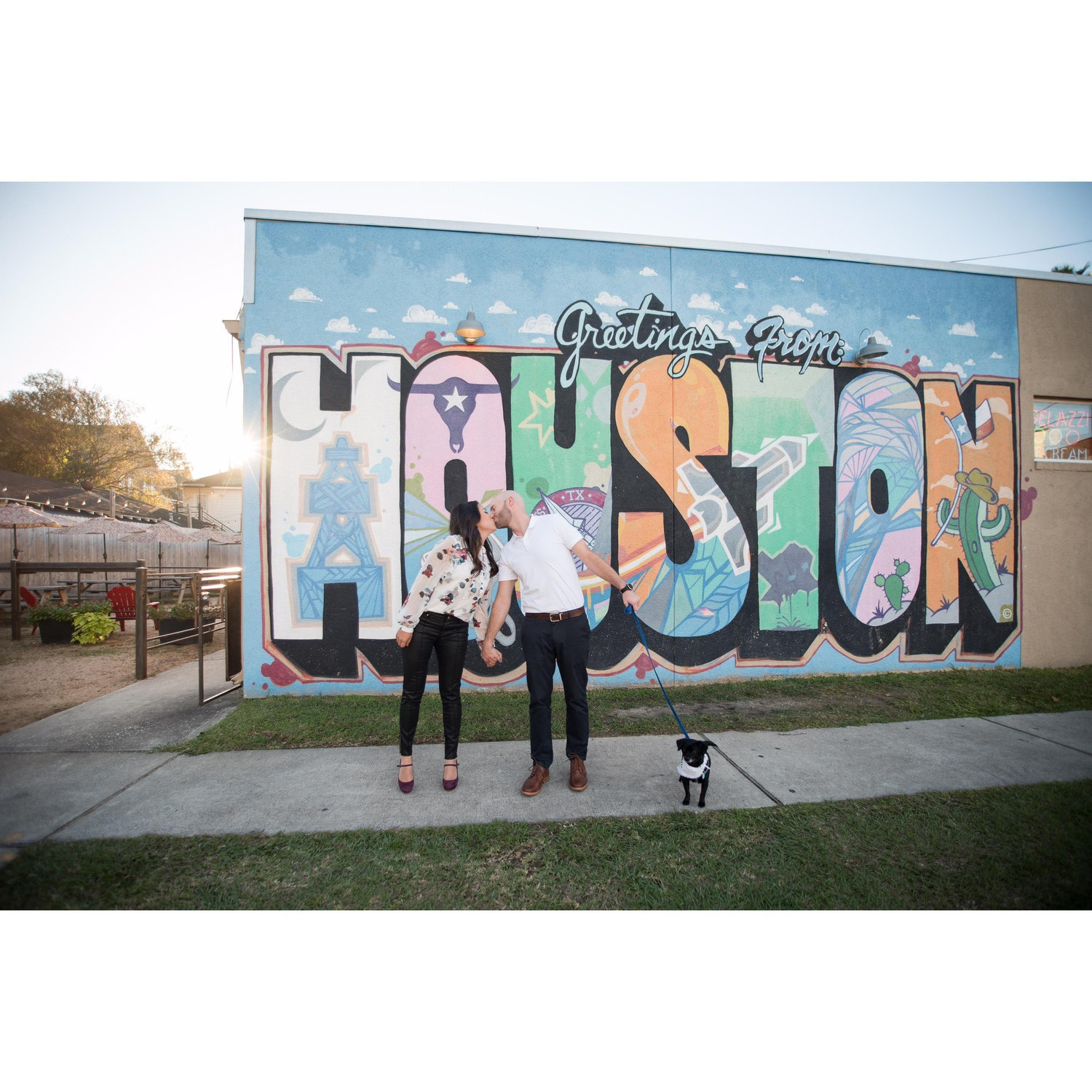 Engagement photo session.