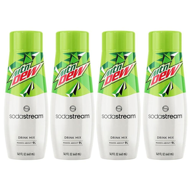 SodaStream® Mountain Dew ® Soda Drink Mix, 14.9 Fl oz. (4 Pack)