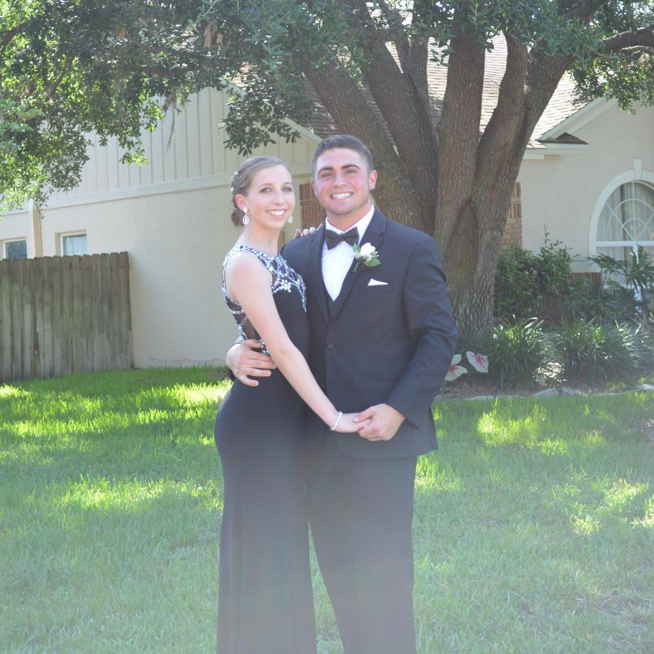 Junior prom as a new couple