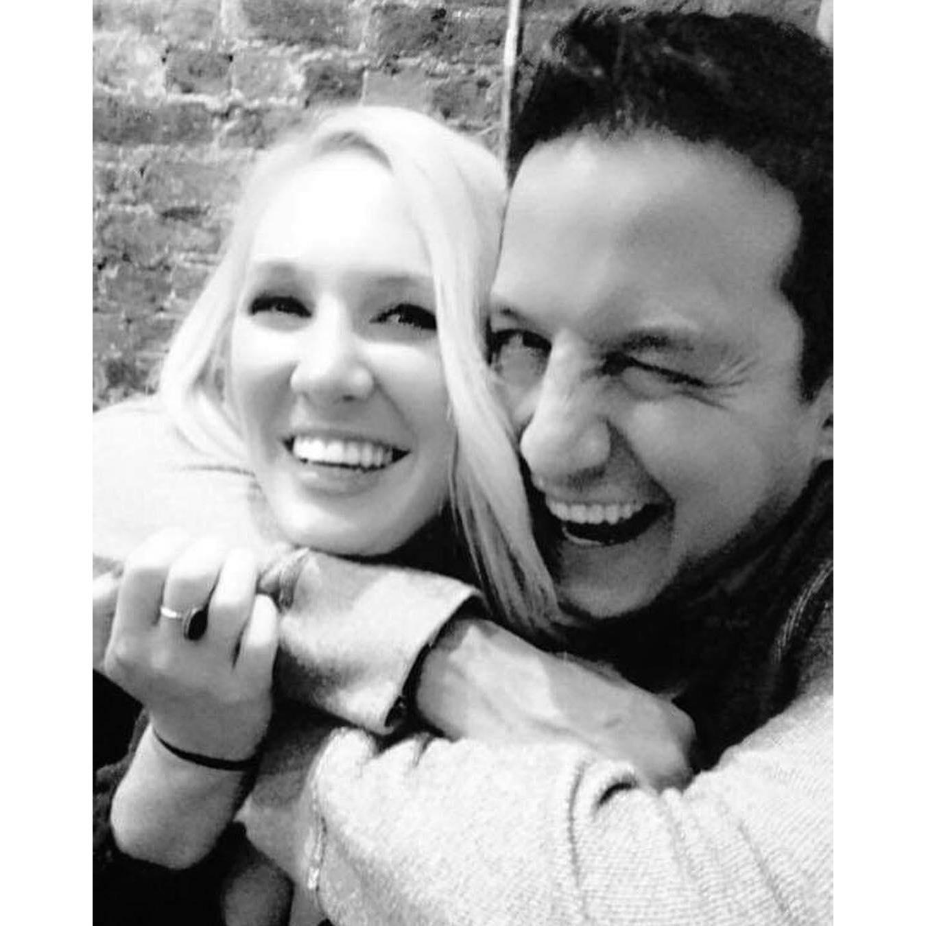 Being typical goofballs.