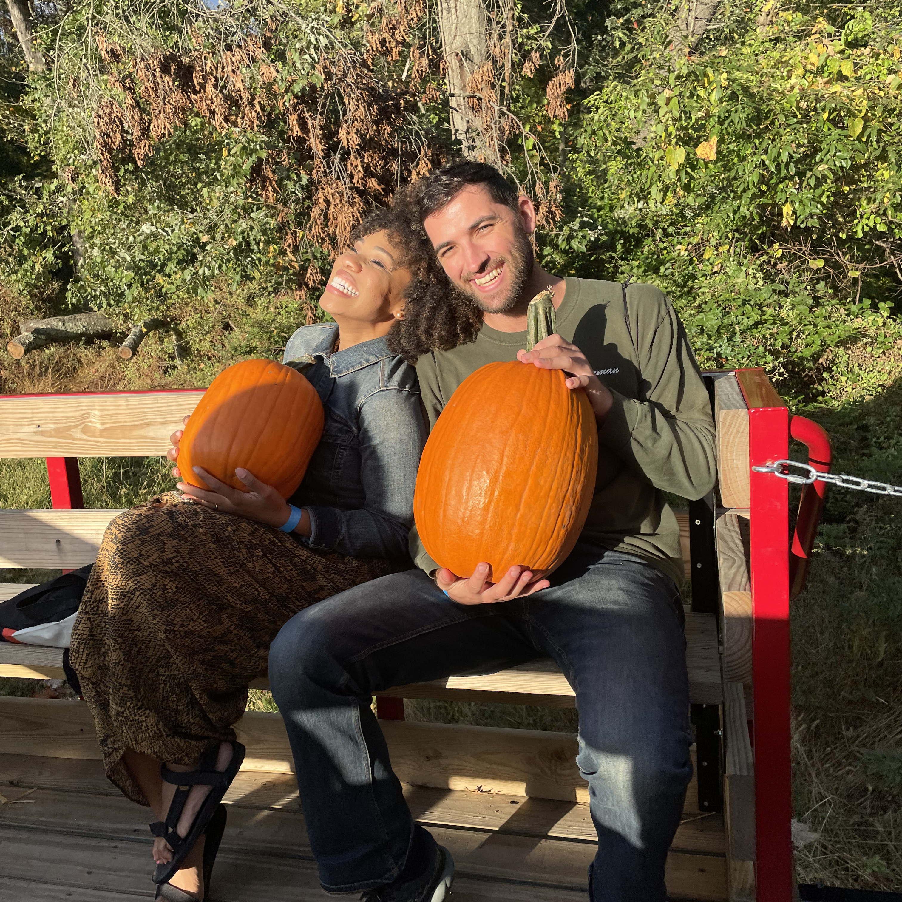 Pumpkin Patch in New Jersey. We absolutely got stuck in Jersey when we were done.