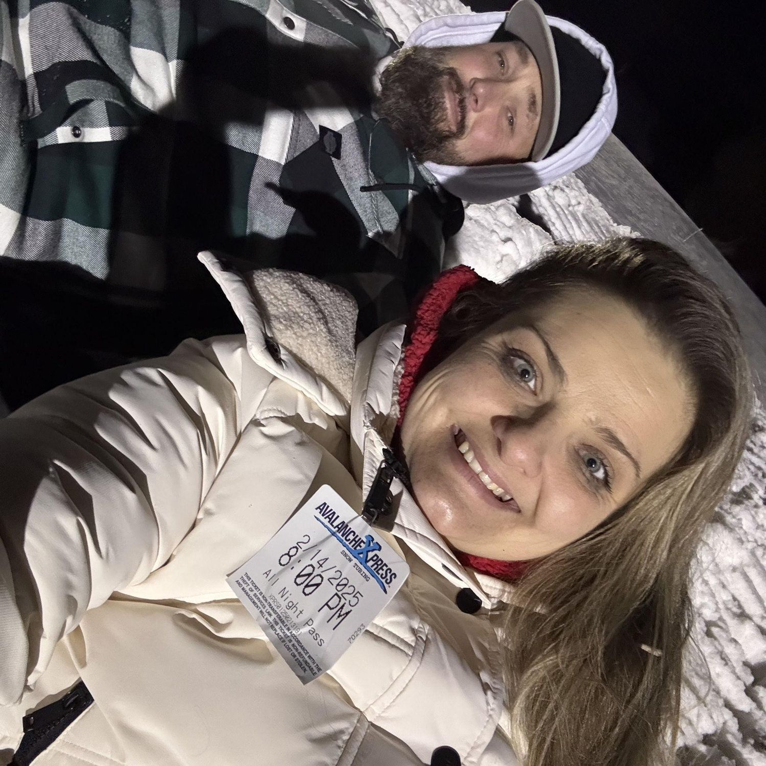 Snow tubing Valentines Day 2024!