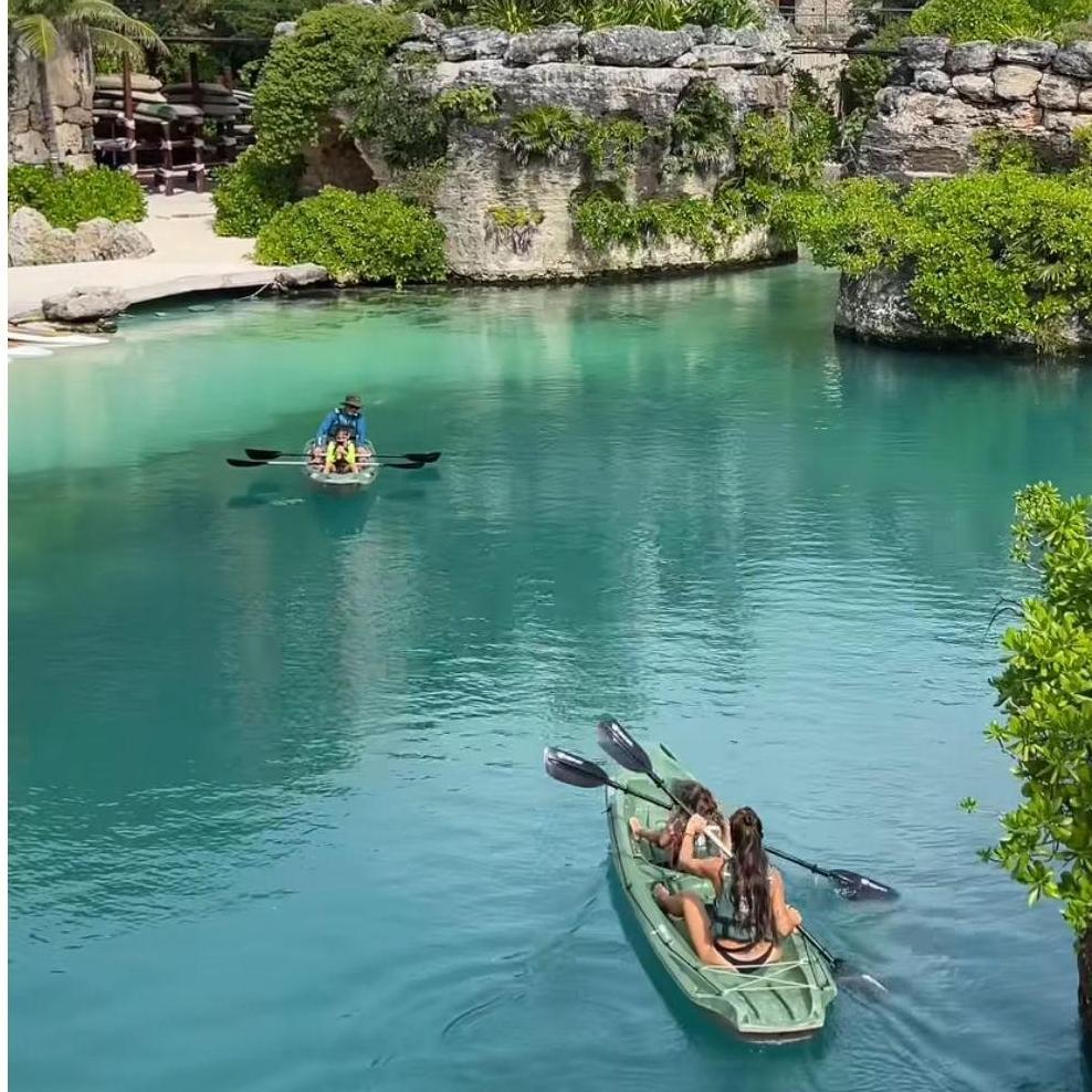 you can kayak and paddle board on the river