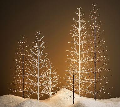 Pre-Lit Twinkling Twig Trees