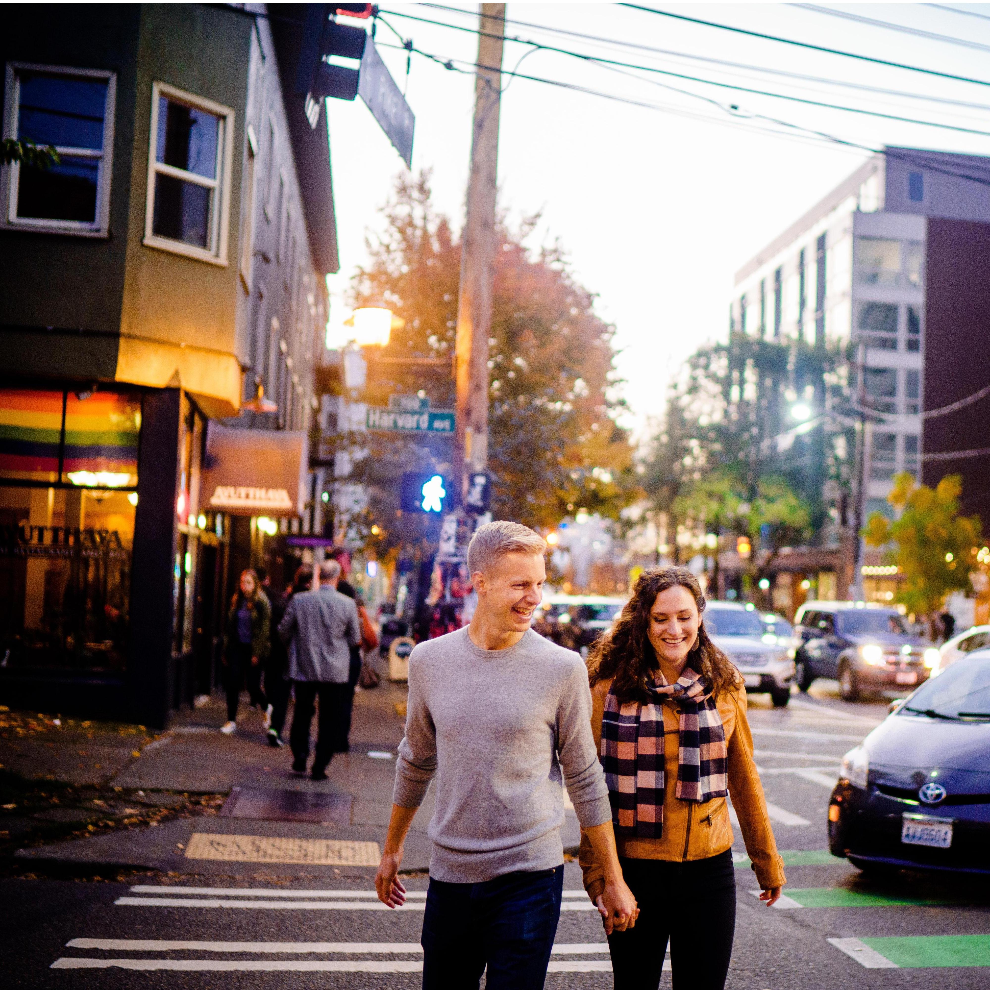 Our favorite neighborhood. Near the Seattle Dog incident turned first kiss. Photo by Salt and Pine.