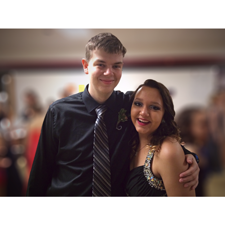 Jheni's junior prom in 2016.