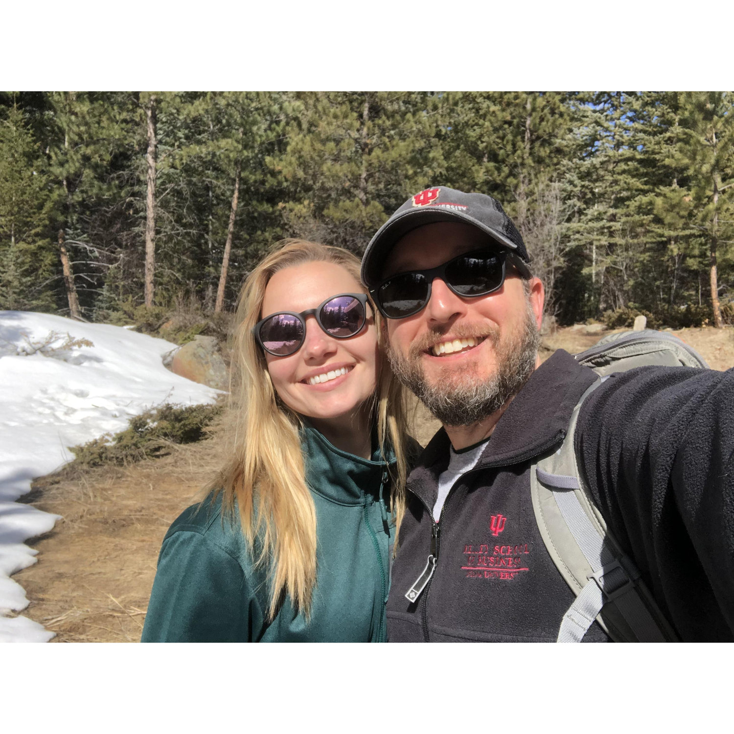 Our first activity out of the house after quarantining for 45 days. This pic was taken just before we encountered a 70 pound cougar!!!!