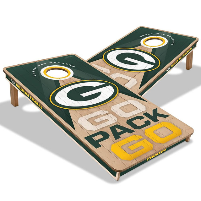 YouTheFan NFL 2' x 4' Slogan Series Professional Wood Cornhole Game