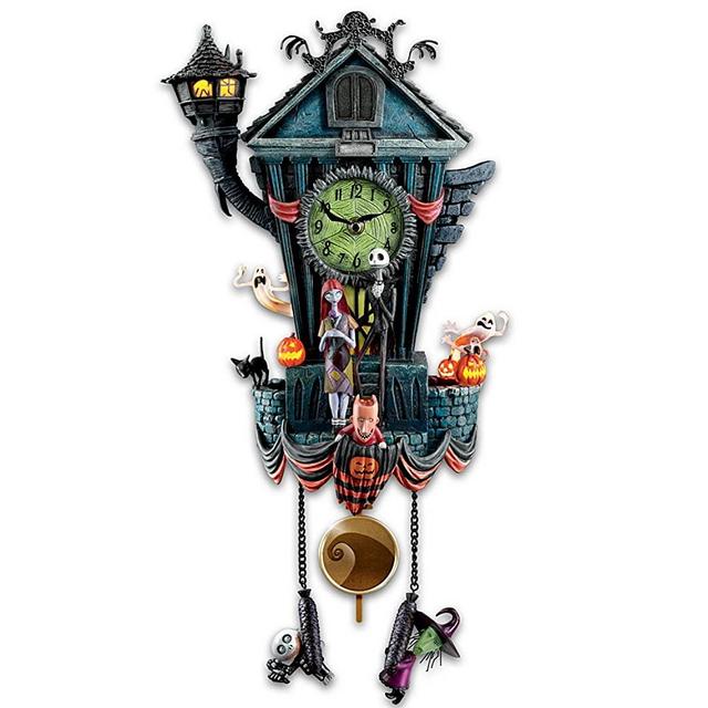 The Bradford Exchange Cuckoo Clock: Tim Burton's The Nightmare Before Christmas Wall Clock