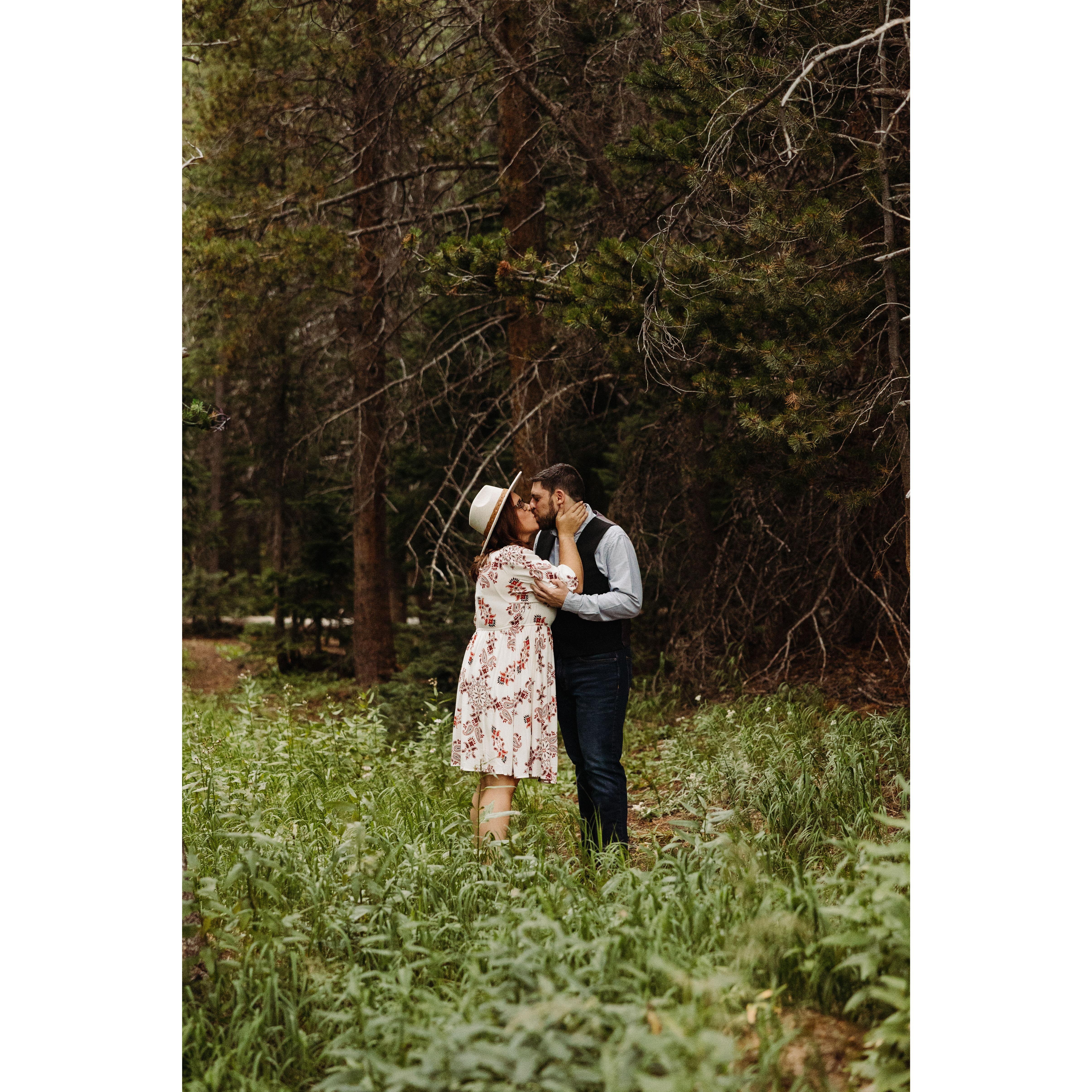 We were so happy to have our engagement pictures taken at Rocky Mountain National Park!
