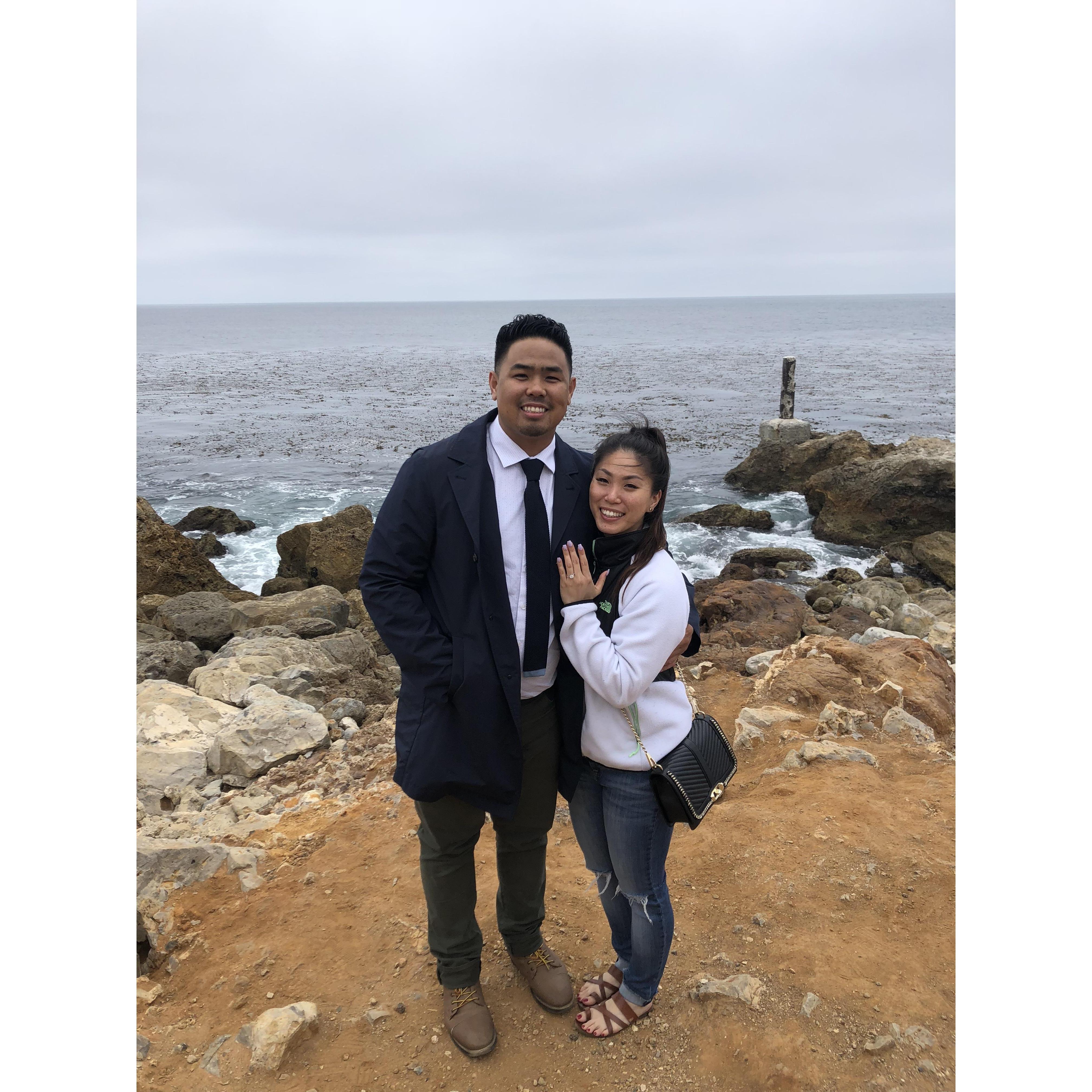 The day Brent proposed!!!