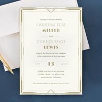 Baker Frame | Ivory | Zola Wedding Invitations