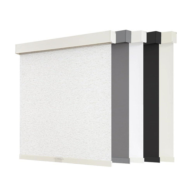 AOSKY Blackout Roller Shades Cordless Blinds for Windows, Free-Stop Shades with Valance, Thermal Insulated Fabric, UV Protection, Blinds for Home and Office (65" W x 72" H, Linen Beige