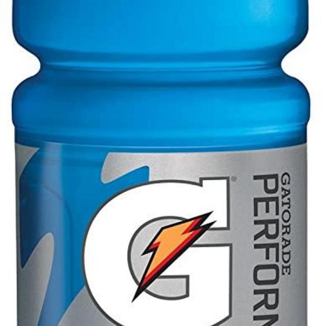 Gatorade 32481 Wide Mouth, Cool Blue, 20 oz, Bottle (Pack of 24)