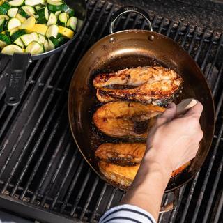 MINERAL B Carbon Steel Oval Roasting Pan