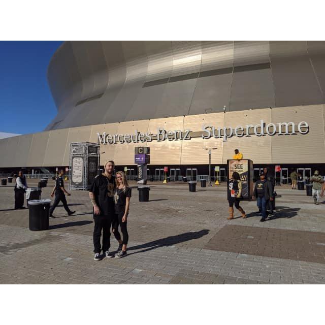 Our First Saints Game!