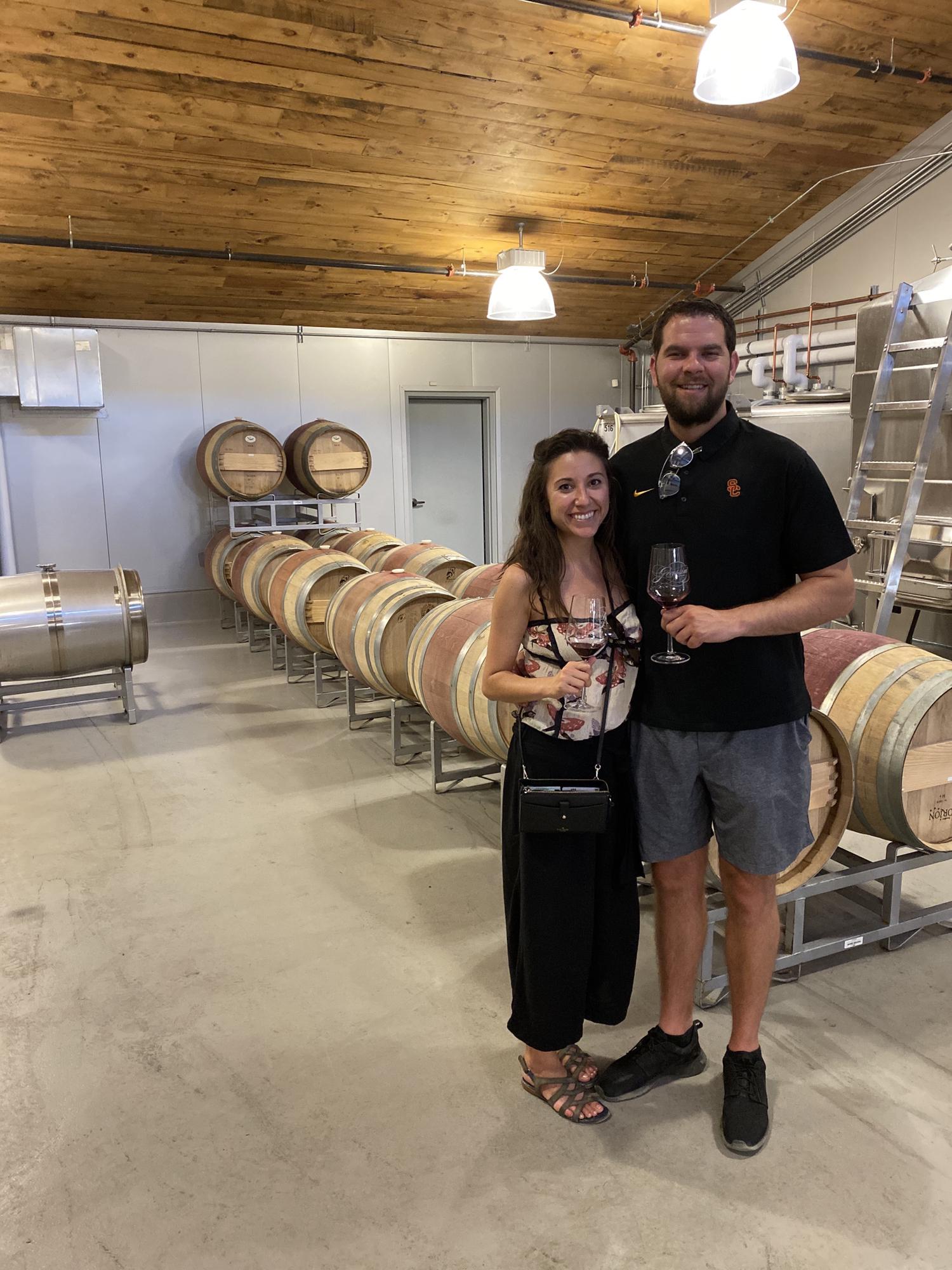Wine tasting at Grassini Vineyard 🍷
