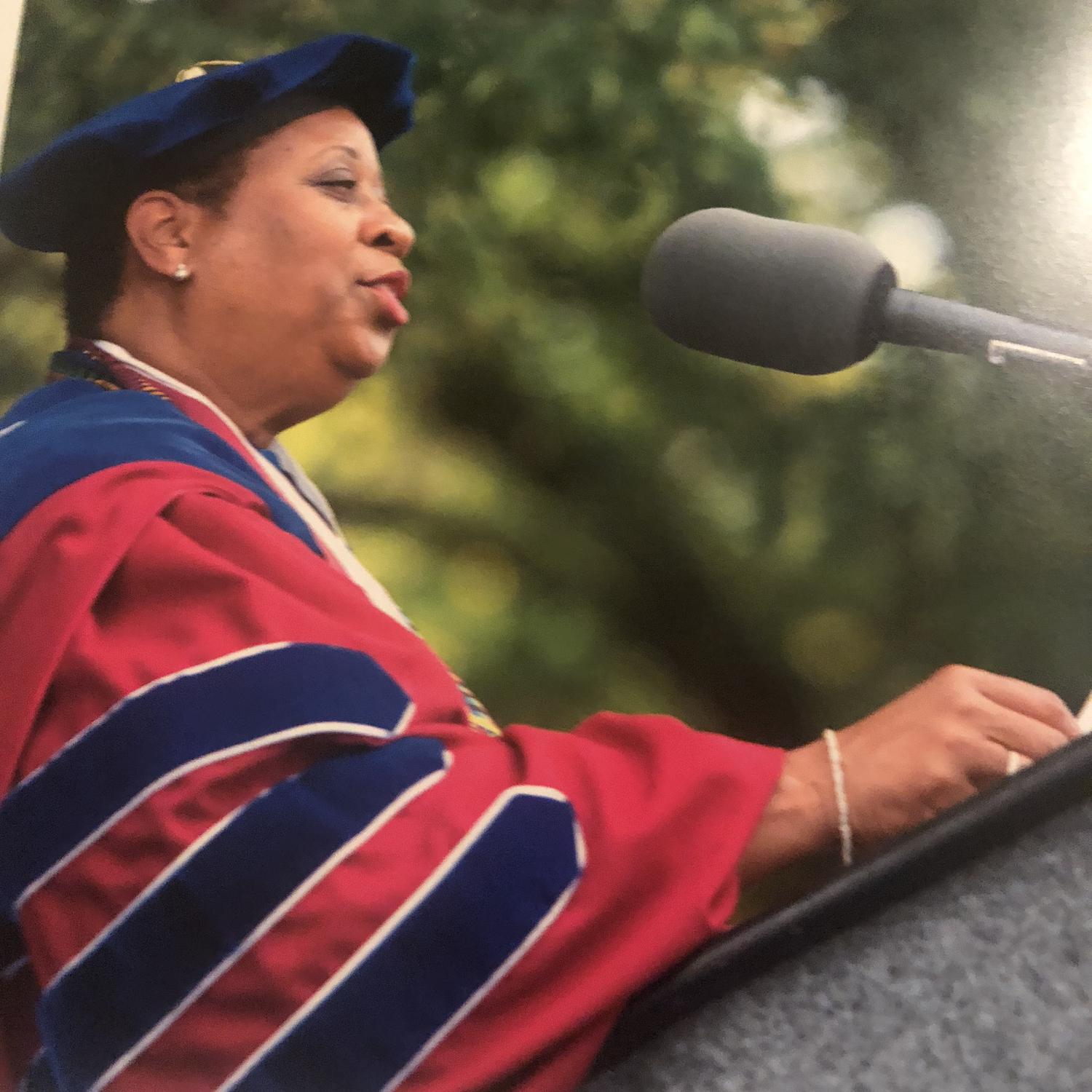 Dr. Deneese leads commencement ceremonies as Provost at Drake University. (2012-2015)